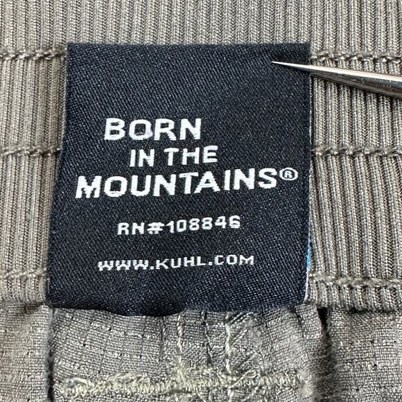 Kuhl Pants WMNS 12 Green Straight Lightweight Hiking Mid-Rise Outdoor Athletic - Picture 8 of 15